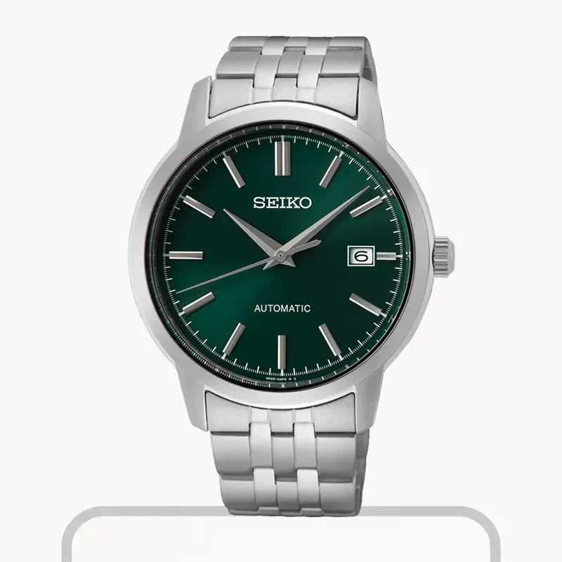 Seiko Essentials Green Dial Automatic Men’s Watch- SRPH89